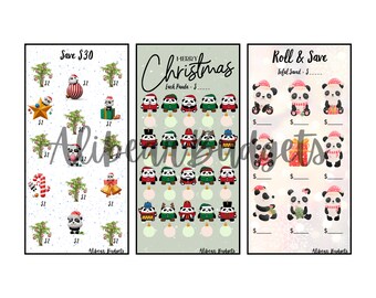 Christmas Panda Mini Savings Challenge | A6