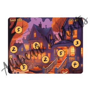 Halloween DIY Scratcher | A5 Savings Challenges