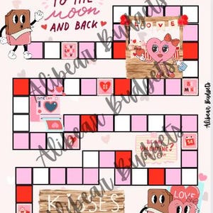 Savings Dice Board Game | Valentines Day | Digital | Cash Envelope Budget Challenge