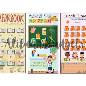 Back to School Mini Savings Challenges