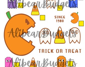 Snack-Man Halloween Roll and Save