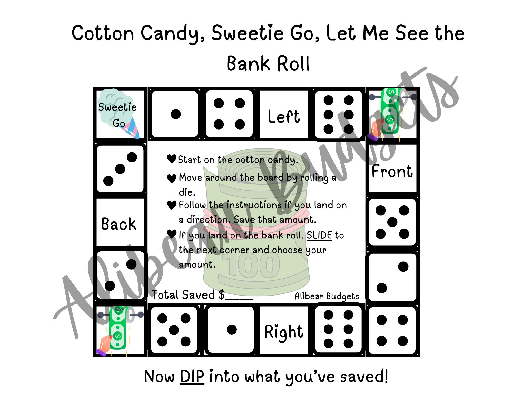 Cotton Candy Sweetie Go Let Me See That Bank Roll | Dice Game
