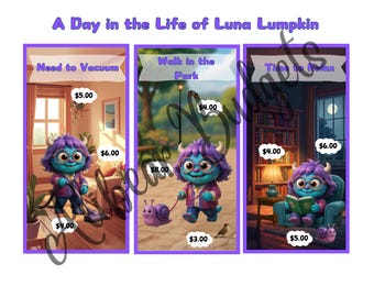 Monster Town Box Challenge - Luna Lumpkin EXPANSION PACK