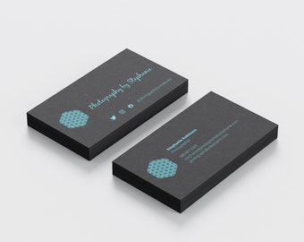 Business Card Template | Printable Business Card Template | Custom Business Card | Business Card Design | Modern Business Card | Cursive