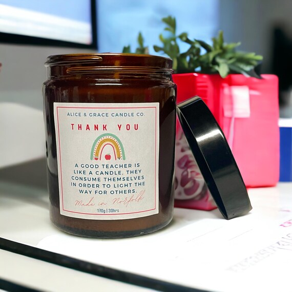 Thank You Teacher scented candle