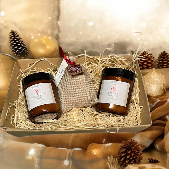 The Alice Gift Box - Christmas candles duo box.