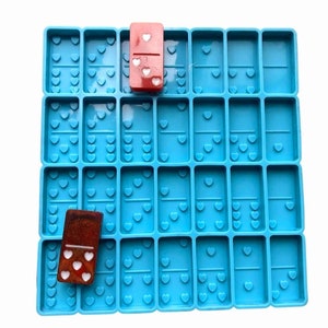 Silicone Dominos Mold For 2*1 inch Standard size domino pieces