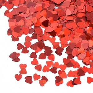Heart Sprinkles Heart Confetti Sequin Heart Sequin Heart Glitter Fake, MiniatureSweet, Kawaii Resin Crafts, Decoden Cabochons Supplies