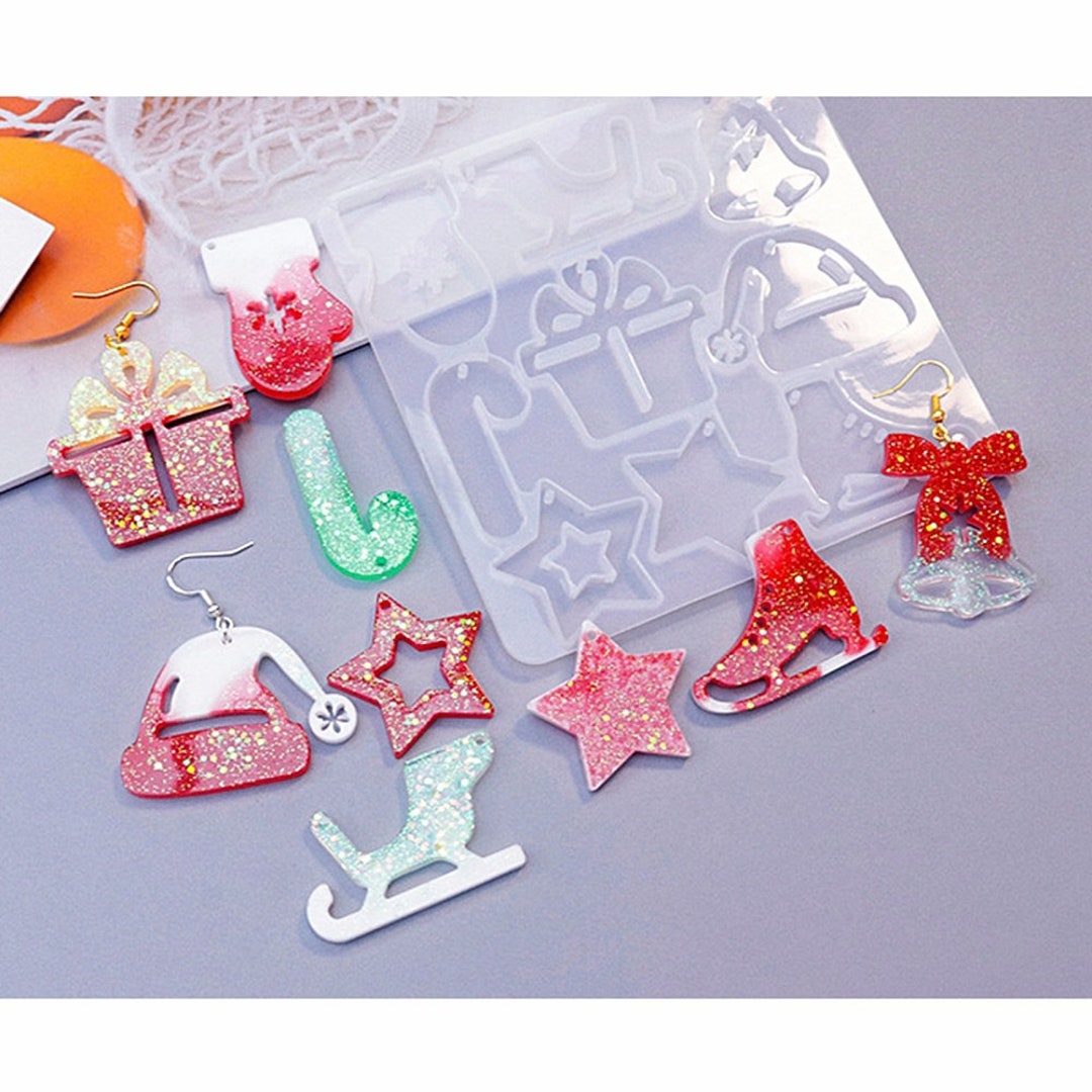 Christmas Mould Christmas Decoration Mould Christmas Resin Etsy