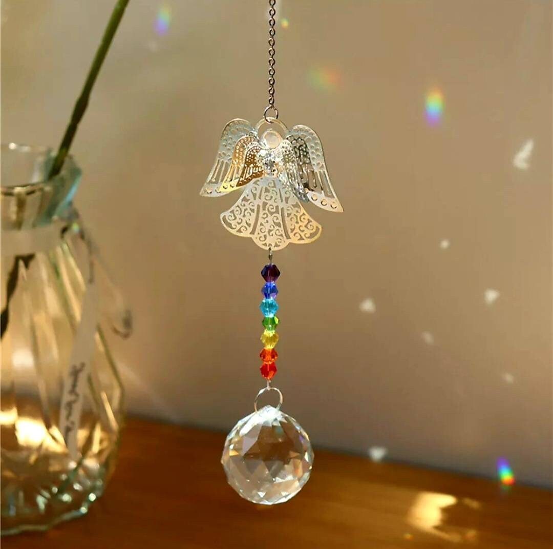 Crystal sun catcher 3D Crystal Glass Guardian Rainbow Maker Collection Suncather Deer Shaped Hanging Ornament Window Sun Catcher for Home Wedding Decoration