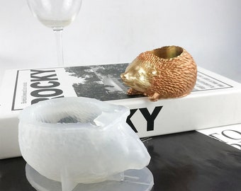 Silicone 3D Hedgehog  Candle Holder Mold Ornaments Candle Holder Mould Hedgehog Mold 3D Mould Candle Holder Mold UK Seller