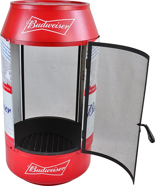 Budweiser Wood Burning Fire Pit al aire libre Etsy