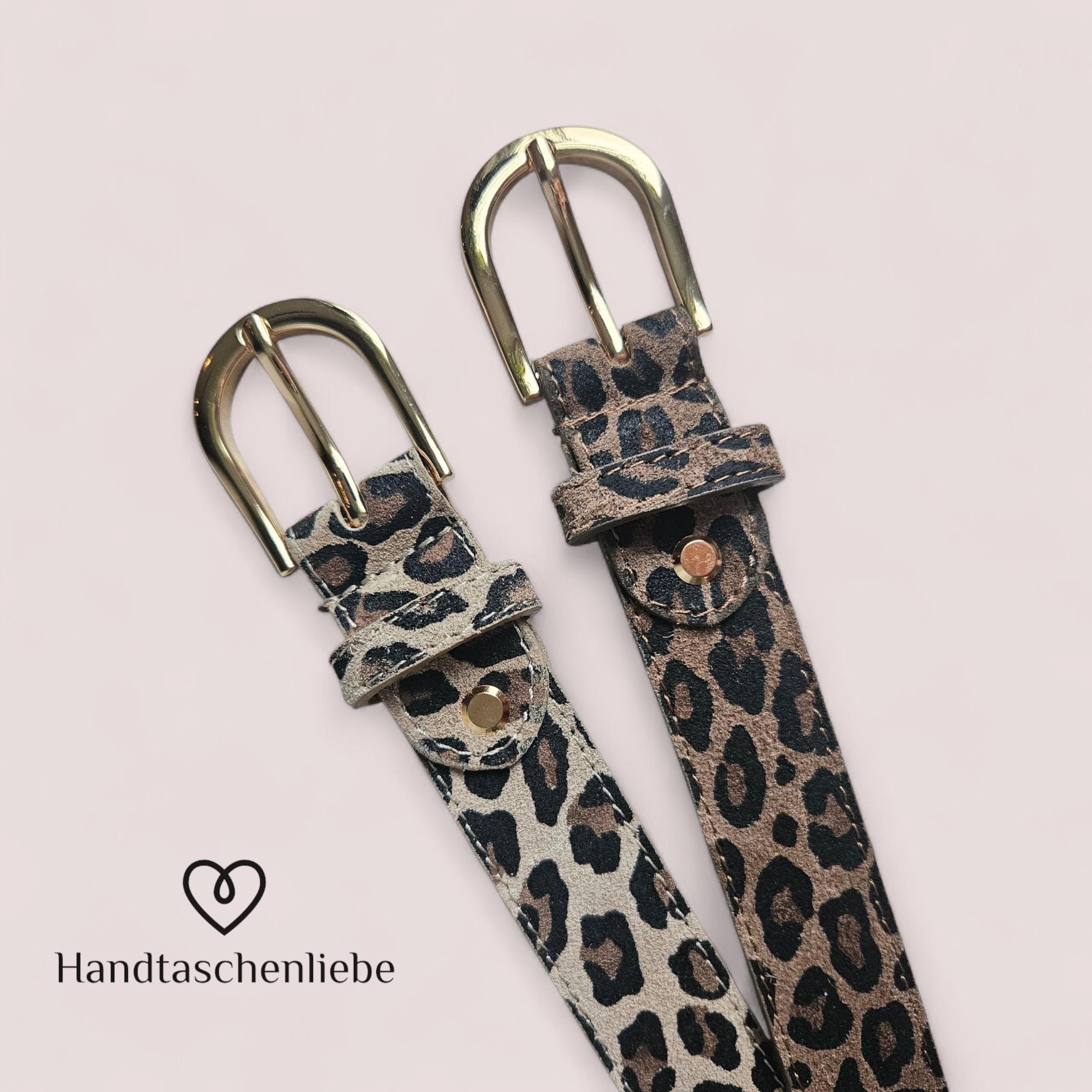 Womens Leopard Belt With Silver Buckle - Etsy display picture 3