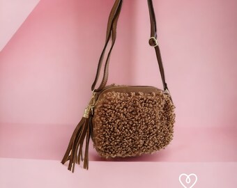 Sac Teddy Bag Fourrure Sac Fausse Fourrure Bandoulière Sac à