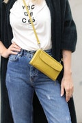 2-in-1 Leather Crossbody Bag/Wallet with Leather Strap product logo
