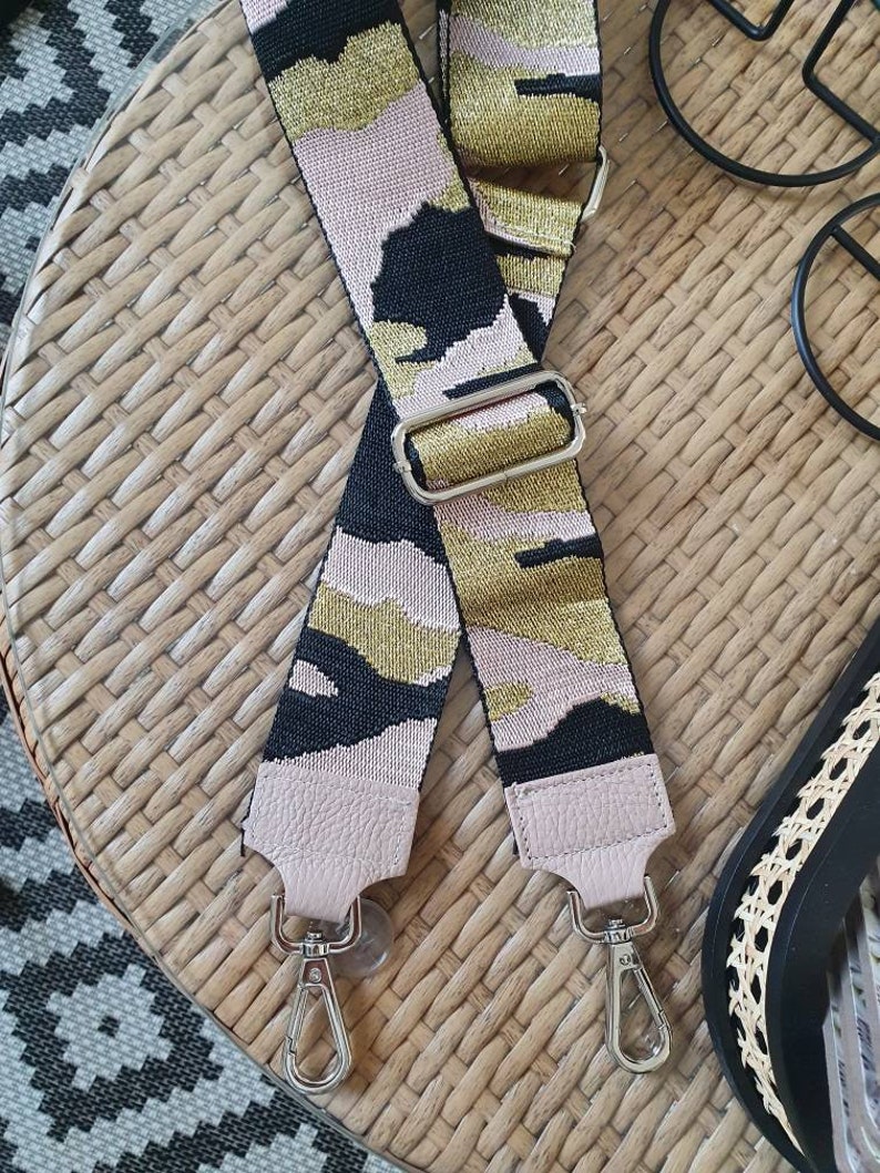 Pocket Strap Wide Strap Camouflage Pocket Strap Bag Fabric Change strap Bag Strap