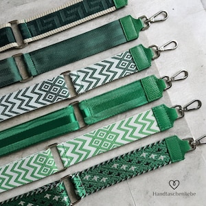 Taschengurt Grün Stoffgurt Wechselgurt Taschenriemen Green Strap