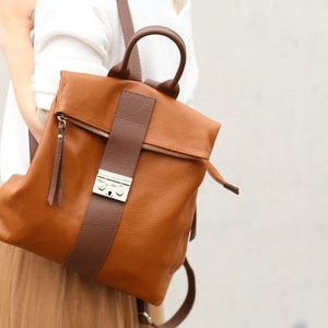 Backpack Leather Handbag Bag Shoulder Bag Back Bag