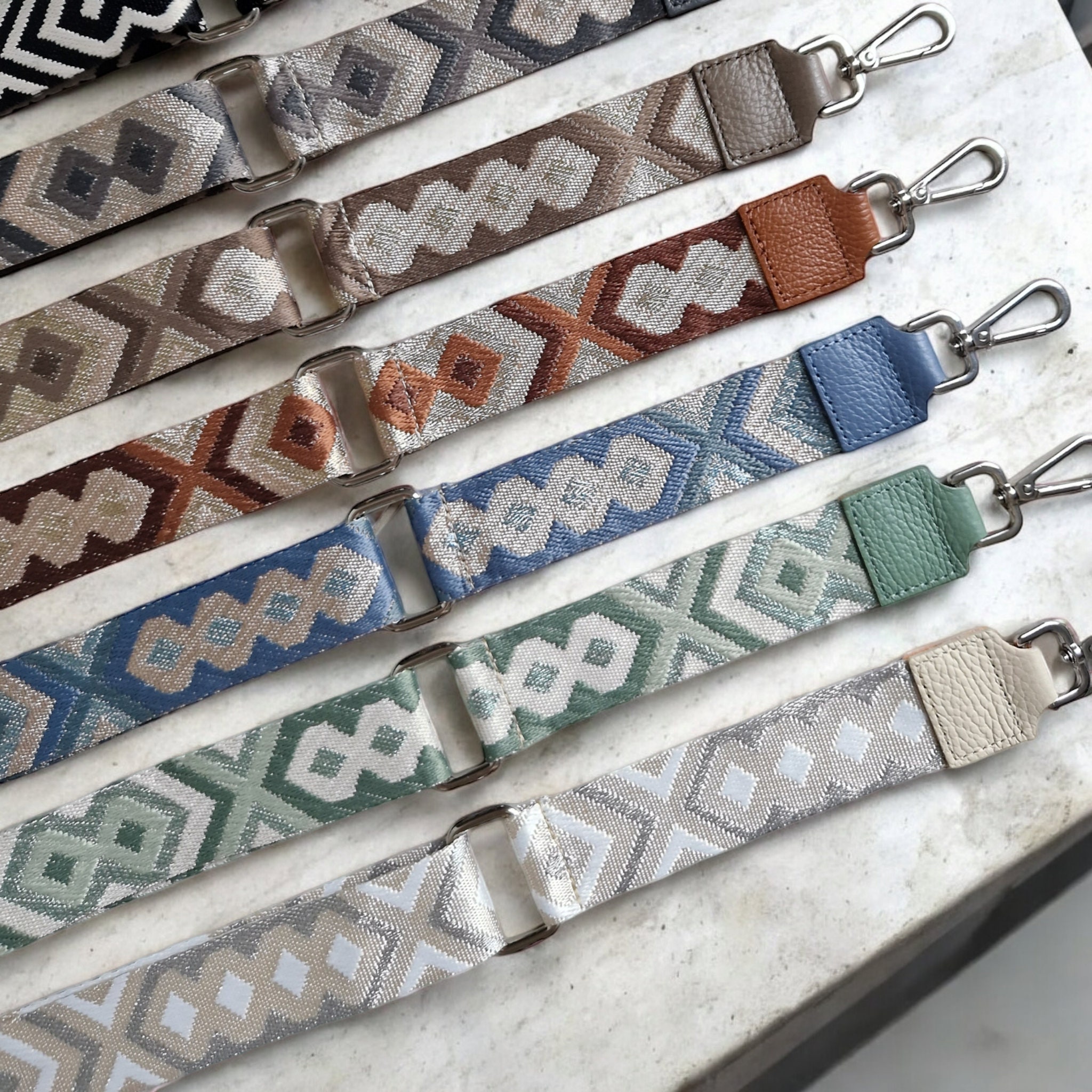 Taschenriemen schmal Taschen Handygurt Gurt Umhängegurt Stoff Bag