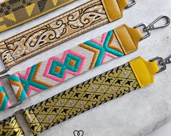 Bag Strap Mustard Yellow Fabric Strap Interchangeable Strap Bag Strap Strap