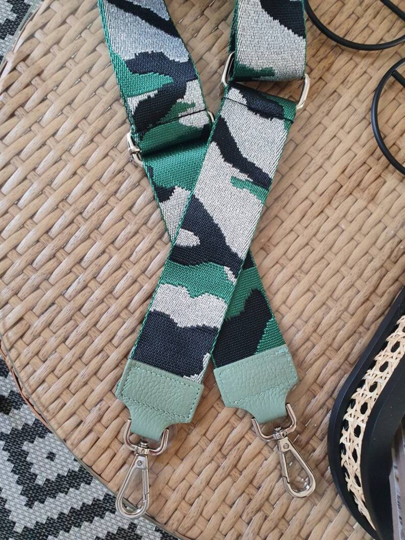 Pocket Strap Wide Strap Camouflage Pocket Strap Bag Fabric Change strap Bag Strap