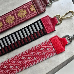 Taschengurt Rot Stoffgurt Wechselgurt Taschenriemen Strap