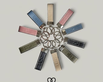 leather pendant keychain