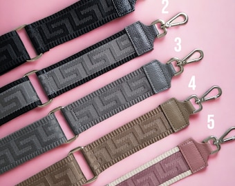 Bag strap, bag strap, wide strap, shoulder strap, fabric strap, bag strap, retro interchangeable strap
