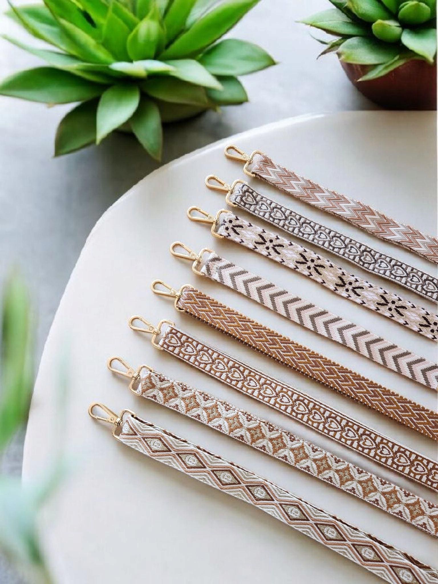 Bag strap mobile phone strap narrow strap 2.5 cm shoulder strap fabric bag strap interchangeable strap bag strap fabric strap patterned Boho
