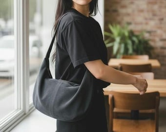 Crossbody Veloursleder Suede Umhängetasche Tasche Gürteltasche Crossbag