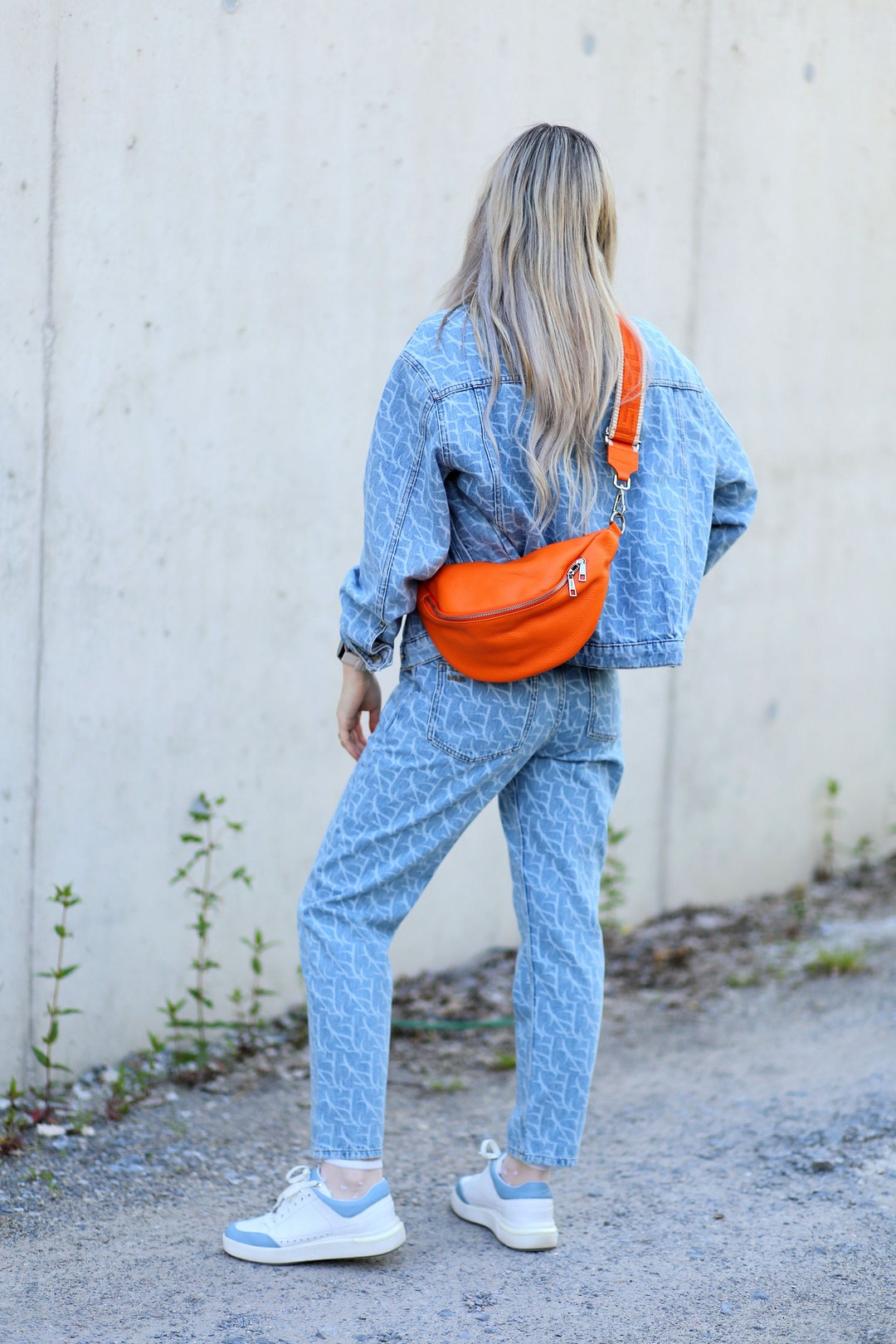 Bum Bag Leather Nappa Leather Shoulder Bag Crossbody Bag