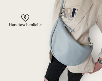 Heuptas XXL Bananentas Maxi Leren Nappaleren Schoudertas Crossbodytas Heuptas met LEDEREN RIEM