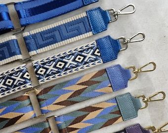 Bag Strap Royal Blue Fabric Strap Interchangeable Strap Bag Strap Strap