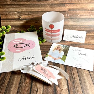 Ergänzung zu Karten-Set:  Menükarte, Tischkarte, Danksagung, Gastgeschenk, Anhänger, Windlicht etc.