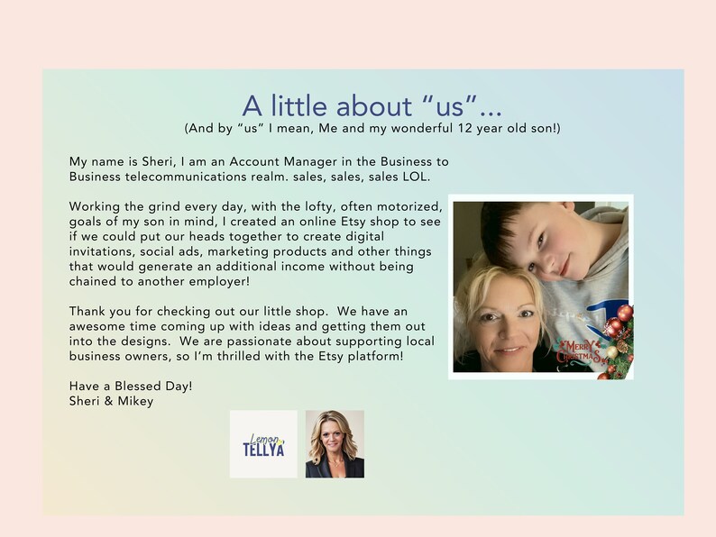 Boy Baptism Invitation & Itinerary, Digital Canva Template, Christening