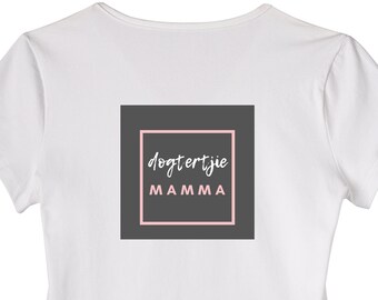 Afrikaans t-shirt design_dogtertjie mamma