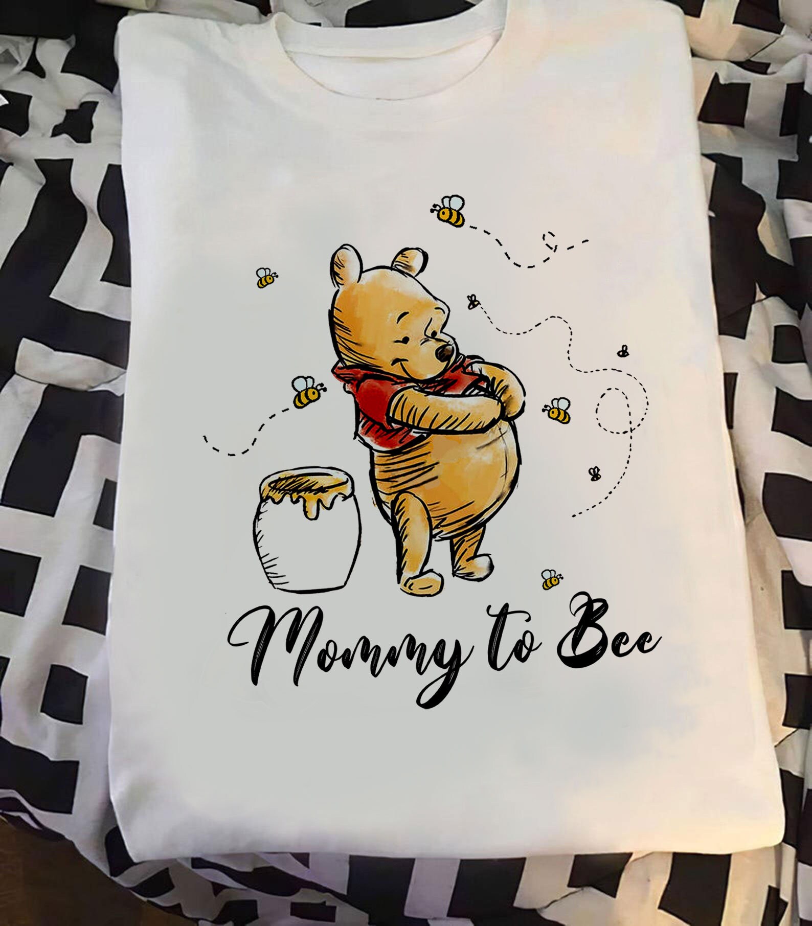Winnie The Pooh Baby Shower Mommy To Bee Shirt Mommy To Bee | Etsy