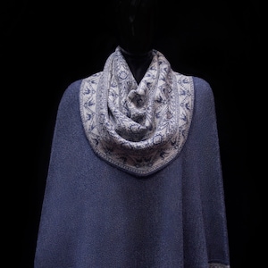 PONCHO DE ALPACA BEBÉ / Poncho ligero con capucha 100 % alpaca bebé / Poncho peruano de lujo hecho a mano