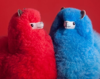 Handmade Alpaca Fur Plush Doll | Hypoallergenic Toy