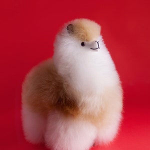 BABY ALPACA PLUSH | 100% Premium Extra-Soft Alpaca Fur Hypoallergenic Doll | Sustainable and One-of-a-Kind Handcrafted Baby Alpaca Toy