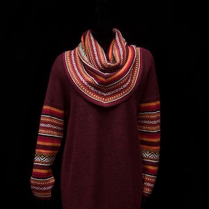 BABY ALPACA HOODIE | 100% Baby Alpaca Handcrafted Sweater | Lightweight Collared Pullover | Luxurious Baby Alpaca Sustainable Knitwear