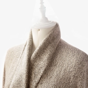 ALPACA CARDIGAN | Alpaca & Merino Wool Cardigan Coat