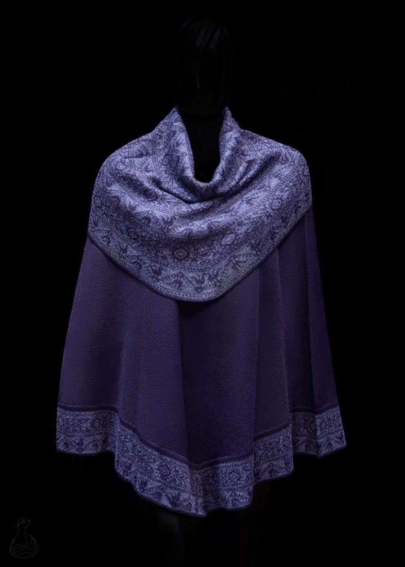 Luxury Peruvian Handmade Lightweight Hooded Poncho 100/% Baby Alpaca Baby Alpaca Poncho