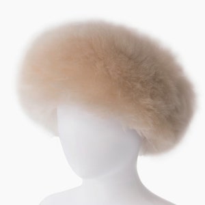 Baby Alpaca Fur Hat | Genuine Baby Alpaca Extra Fine Fur | Luxury Baby Alpaca Fur Hat for Woman