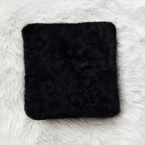 Baby Alpaca Fur Pillow Cover | Alpaca Fur Cushion Cover | One-Side Alpaca Fur Pillow Cover | Luxurious Baby Alpaca Fur