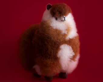 Handmade Alpaca Fur Plush Doll | Hypoallergenic Toy
