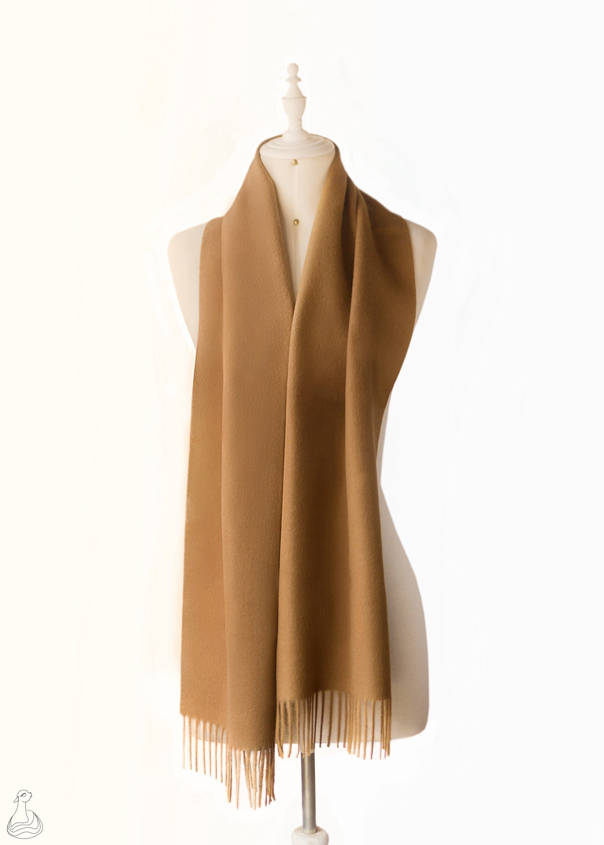 ●TATIANA● Snug Checked Wool Blended Muffler MF8108 Beige 5 MUSINSA | TATIANA Snug Checked Wool Blended Muffler MF8108 Beige