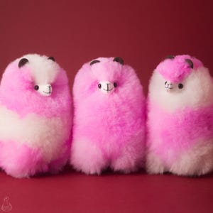 BABY ALPACA PLUSH | 100% Premium Extra-Soft Alpaca Fur Hypoallergenic Doll | Sustainable One-of-a-Kind Handcrafted Baby Alpaca Fur Toy