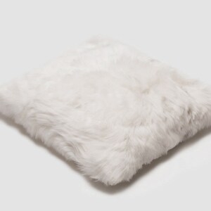 Baby Alpaca Fur Pillow Cover | Alpaca Fur Cushion Cover | One-Side Alpaca Fur Pillow Cover | Luxurious Baby Alpaca Fur