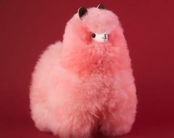 Handcrafted Alpaca Fur Plush | Hypoallergenic Doll, Sustainable Toy